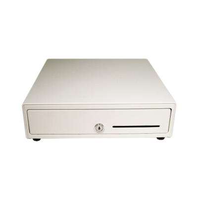APG, Vasario Cash Drawer, Printer Driven, 16x16, 5 Bill x 5 Coin, White, Cable Included